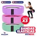 BANDA DE RESISTENCIA ELÁSTICA PARA FITNESS X3