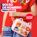 BOLSO DE HOMBRO 3D PARA NIÑAS